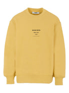 Felpa per bambino MSGM Kids giallo con stampa del logo F5MSJBSW214 020 MSGM KIDS 