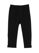 Pantaloni per bambini MSGM Kids neri con elastico in vita e orli svasati F5MSJUPA054 MS040 MSGM KIDS 