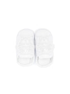 Sneakers senza lacci La Medusa per neonato Versace Kids bianco con suola in pelle 10131381A00201 1W010 VERSACE KIDS 