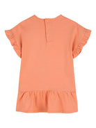 Abito per neonata Chloé Kids arancione con maniche increspate C20896 43A CHLOE' KIDS 