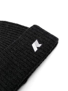 Berretto per bambini K-Way Kids nero con applicazione con logo K31358W AZ3 K-WAY KIDS 