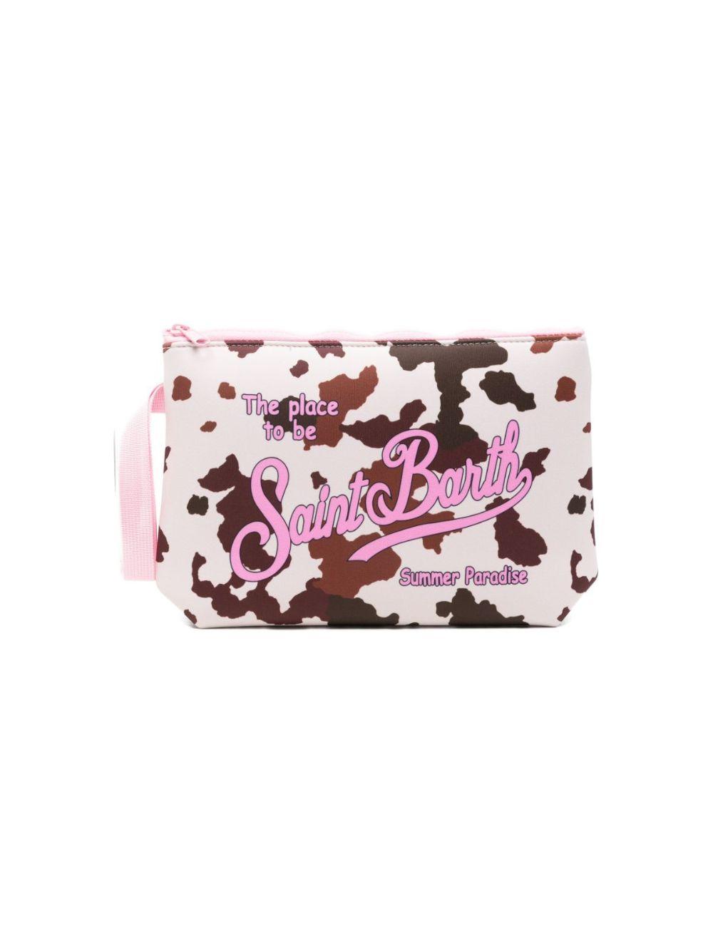 Pochette Aline MC2 Saint Barth animalier con stampa logo sul davanti ALI0021 00274L MC2 ST. BARTH KIDS 