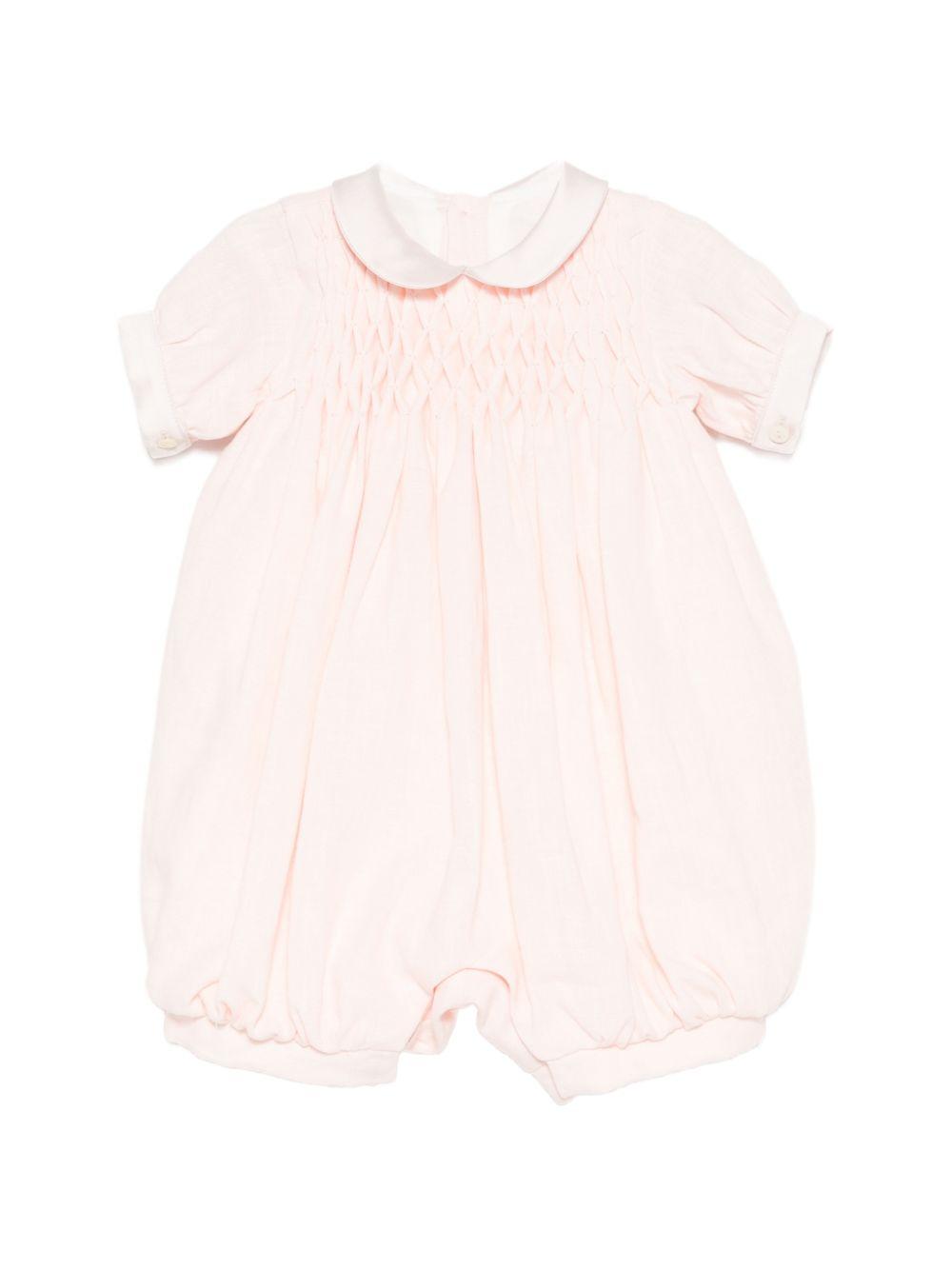 Tutina per neonata La Stupenderia rosa con dettagli arricciati 2CBPG51 D63PIN LA STUPENDERIA KIDS 