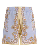 Shorts per bambino Versace Kids multicolore con elastico in vita 10195361A17228 5Y580 VERSACE KIDS 