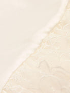 Abito per bambina Self-Portrait Kids beige con ricamo a fiori SS25-713S-C WHITE SELF-PORTRAIT KIDS 
