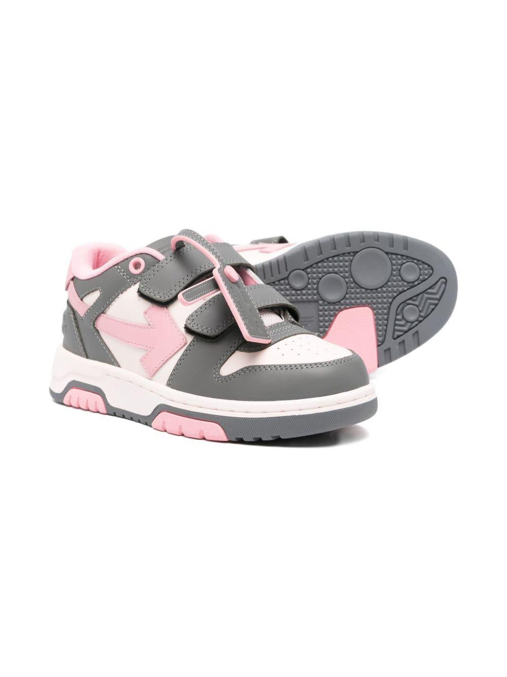 Sneakers per bambina Off-White Kids multicolore con dettaglio etichetta con logo OGIA005F25LEA001 3083 OFF WHITE KIDS 