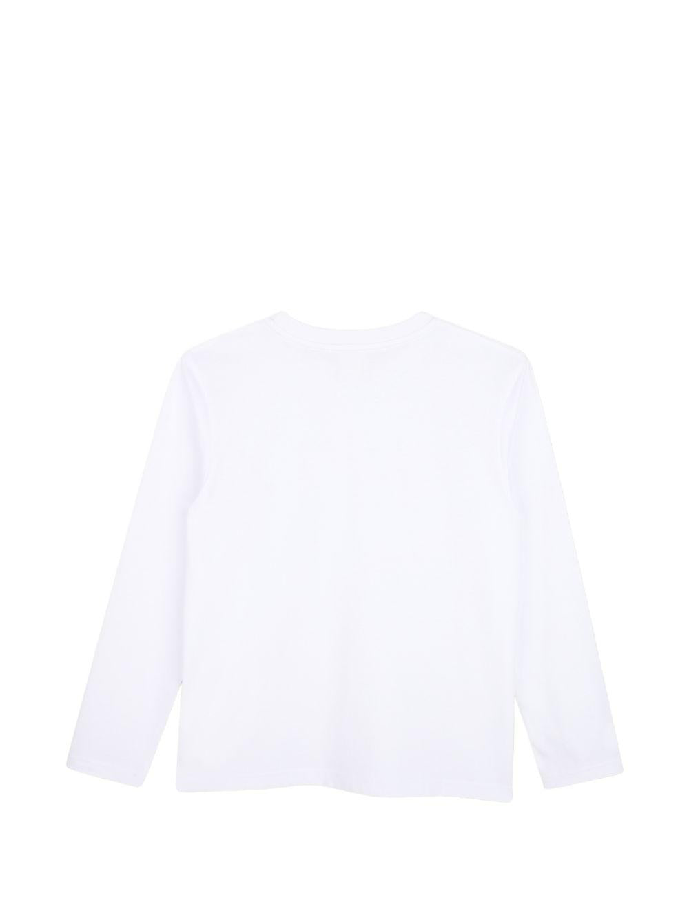 T-shirt per bambino Givenchy Kids bianca con logo sul davanti H31347 10P GIVENCHY KIDS 