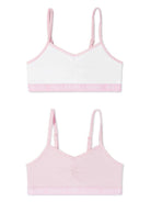 Reggiseno per bambina Polo Ralph Lauren Kids bianco e rosa con banda logo 4P5017 ADQ Ralph Lauren kids 