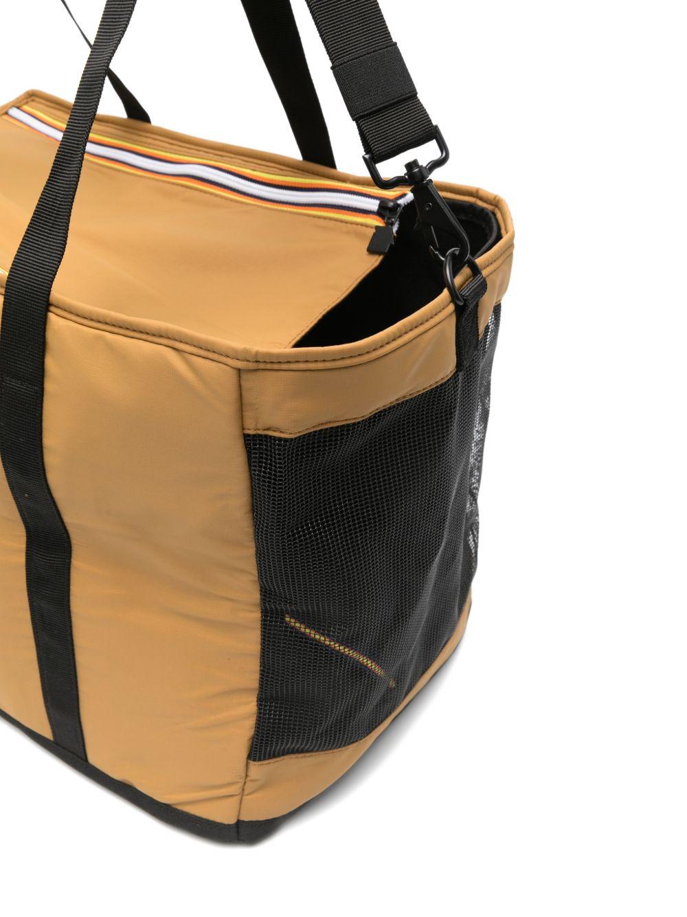 Trasportino per animali domestici Le Vrai 4.0 Marley K-Way marrone con dettaglio rete K8151XW V04 K-WAY KIDS 