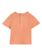 T-shirt per neonata Chloé Kids arancione con scritta logo C20910 43A CHLOE' KIDS 