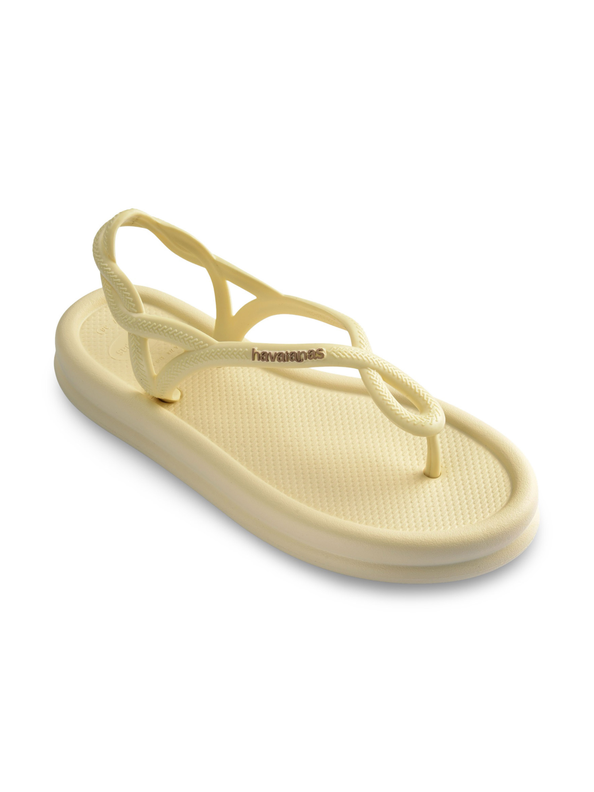 Infradito da donna Havaianas beige con dettaglio cinturino incrociato 4150264 9256 HAVAIANAS 