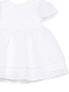 Abito per neonata Simonetta bianca con volant SY1001 O0069 100 SIMONETTA KIDS 