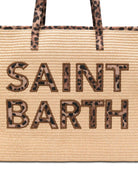 Borsa Vivian MC2 Saint barth beige con patch logo leopardato VIV0007 00369L MC2 ST. BARTH KIDS 