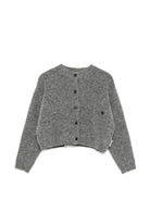 Maglione per bambino Douuod Kids grigio con patch con logo sul lato DZ9A00 W0229 809 DOUUOD KIDS 