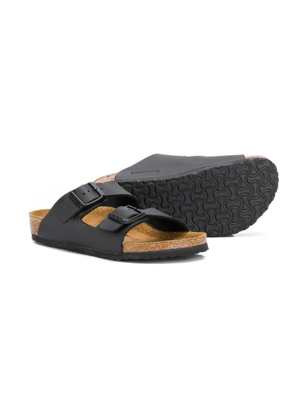 Ciabatte per bambini Birkenstock Kids nero con fibbia 555123 BLACK BIRKENSTOCK KIDS 