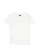 T-shirt per bambino Trussardi Junior bianca con dettaglio logo TBP26107TS OFF-WHITE TRUSSARDI KIDS 