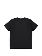 T-shirt per bambino Molo Kids nera con stampa grafica pallone 1W26A203 9943 MOLO KIDS 