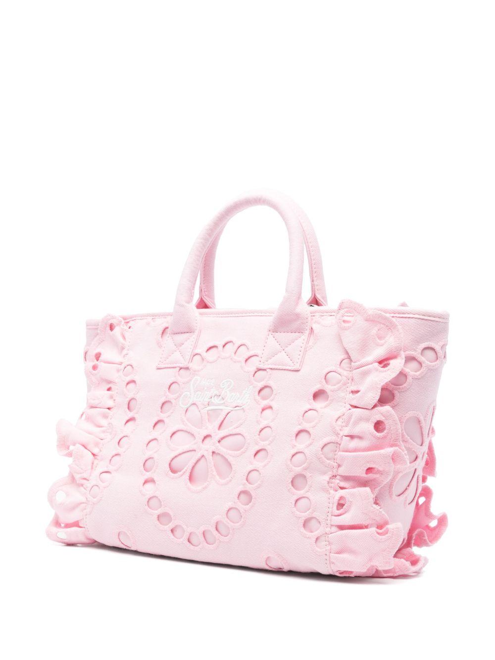 Borsa Colette MC2 Saint Barth rosa in pizzo sangallo COL0027 00411L MC2 ST. BARTH KIDS 