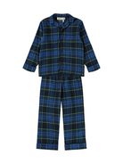 Pigiama Lex per bambino Molo blu con motivo a quadri 6W25R504 5979 MOLO 