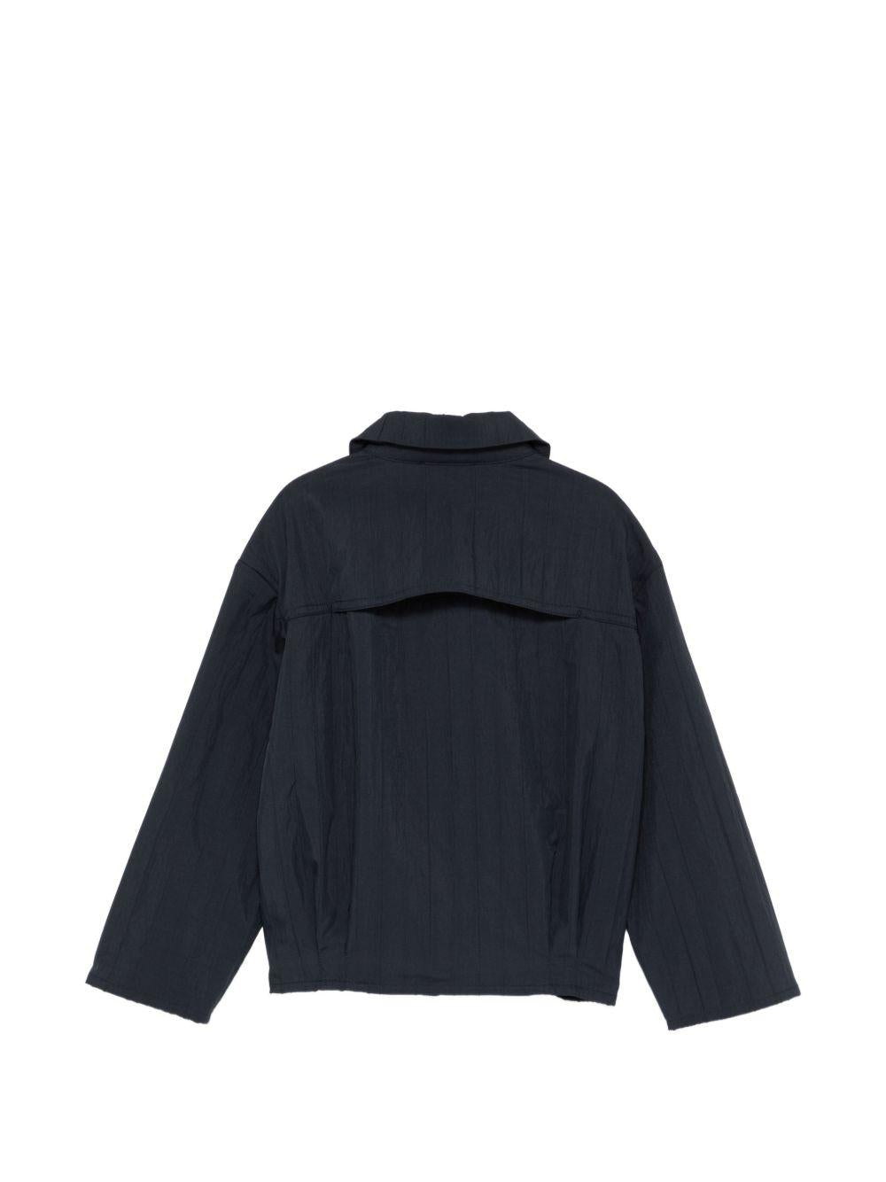 Blouson per bambino Emporio Armani Kids blu con motivo a righe EB000926 AF20709 UB118 EMPORIO ARMANI KIDS 