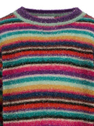 Maglione per bambina Molo multicolore con strisce orizzontali glitterate 2W25K208 9415 MOLO 