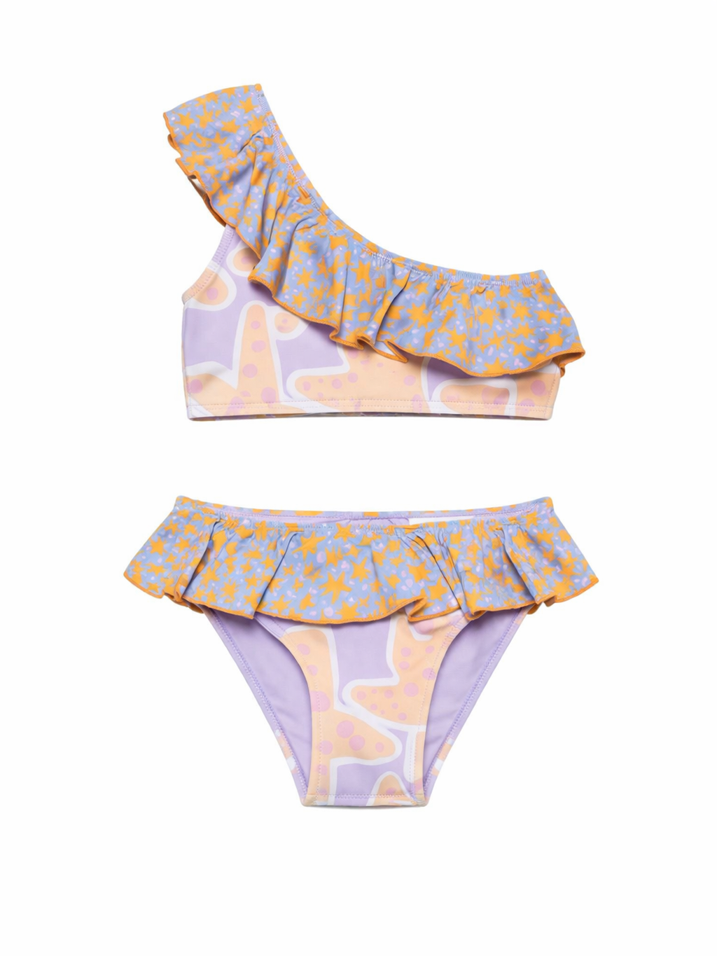 Bikini per bambina Stella McCartney Kids multicolore con stampa grafica stelle marine all-over TYCA75 Z3514 539MC STELLA McCARTNEY KIDS 