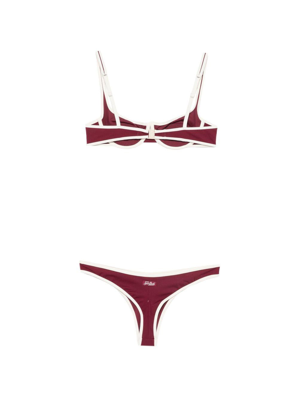Costume Naomi per donna MC2 Saint Barth rosso con coppe con ferretto NAO0005 00173L MC2 ST. BARTH 
