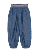 Jeans per bambina Zimmermann Kids in denim con elastico in vita 1825PR S253 ZIMMERMANN KIDS 