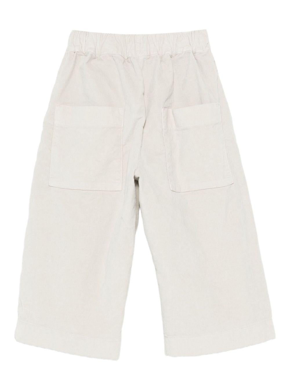Pantaloni per neonata Album di Famiglia Kids beige con tasche posteriori applicate 25W23381 OM ALBUM DI FAMIGLIA 