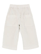 Pantaloni per neonata Album di Famiglia Kids beige con tasche posteriori applicate 25W23381 OM ALBUM DI FAMIGLIA 