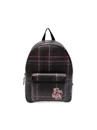 Zaino per bambini Emporio Armani Kids rosso  a quadri con patch logo EB000840 AF29322 MA155 EMPORIO ARMANI KIDS 