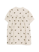 Abito per bambina Donsje beige con ricamo rane 4118801 00003 DONSJE 