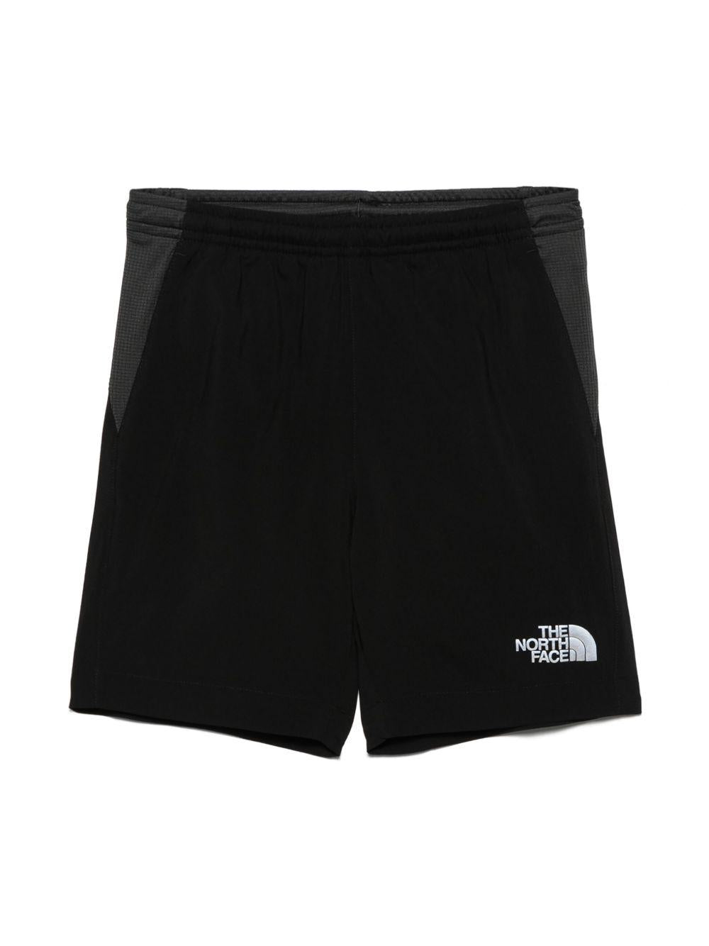 Shorts per bambino The North Face Kids neri con logo sul davanti NF0A8GR7 JK31 THE NORTH FACE KIDS 