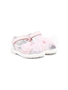 Sandali per bambina Monnalisa rosa con dettaglio fiocco 83E007 5721 0090 MONNALISA 