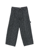 Pantaloni per bambina MSGM Kids grigi con stampa leopardata F5MSJGPA130 103 MSGM KIDS 