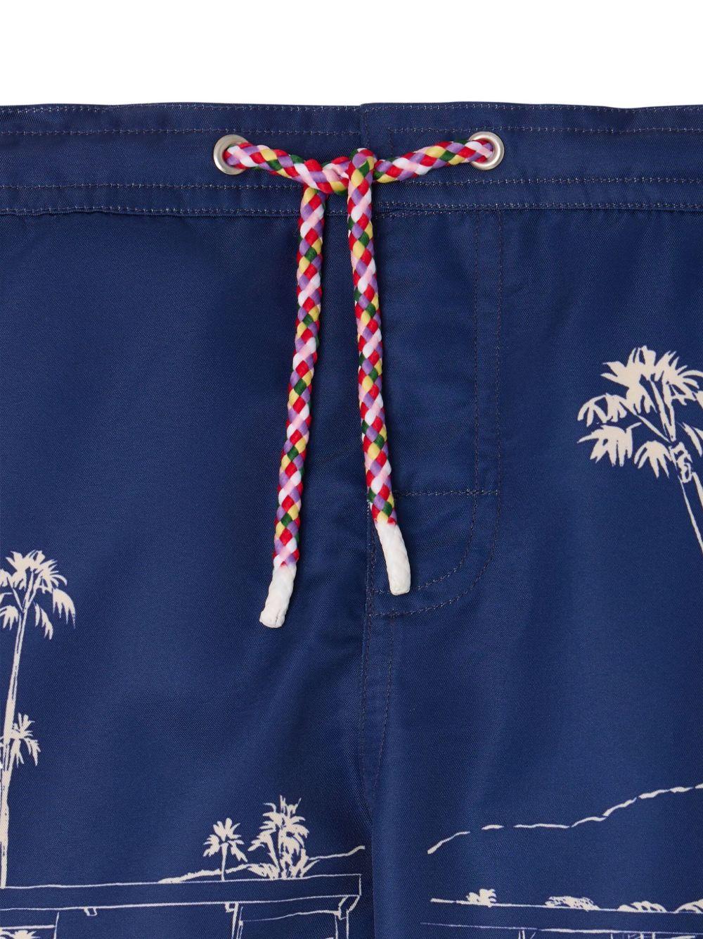 Costume Ariel per bambino Bonpoint blu con stampa grafica C06BSSW00002 174 BONPOINT KIDS 