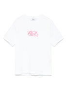 T-shirt in jersey per bambina MSGM Kids bianco con stampa logo S5MSJUTH067 001/48 MSGM KIDS 