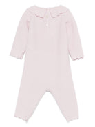 Tutina per neonata Paz Rodríguez rosa con colletto smerlato 005-113162 37 H109 PaZ RODRIGUEZ 