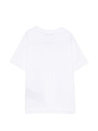 T-shirt per bambino Balmain Kids bianca con logo sul davanti BY8Q31 Z3658 100BL BALMAIN KIDS 