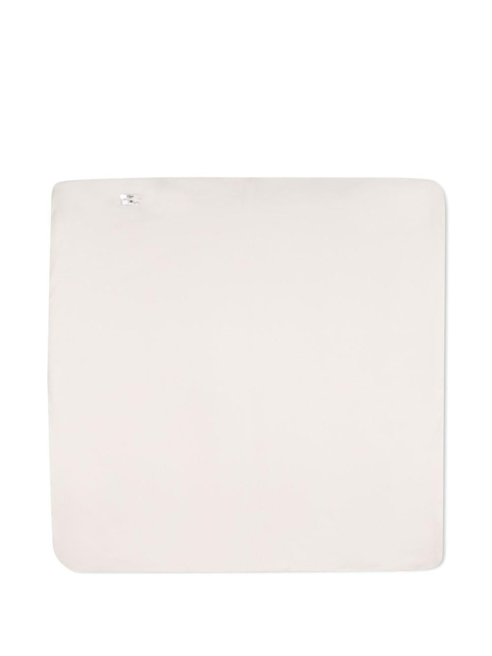 Set copertina e tutina per neonata Chloé Kids bianco con finiture in pizzo C20925 117 CHLOE' KIDS 
