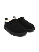 Ciabatte per bambina UGG Kids nere con fodera in pelliccia cruelty-free 1174410K BLK UGG 