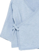 Cardigan per neonata Petit Bateau Kids azzurro con scollo a V A0GNS 01 PETIT BATEAU KIDS 