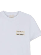 T-shirt per bambina Givenchy Kids bianca con logo sul davanti H30959 10P GIVENCHY KIDS 
