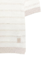 T-shirt per bambino Eleventy Kids beige con design a righe EY9P21 Z3182 80A ELEVENTY KIDS 
