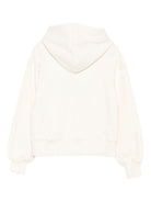 Felpa per bambina MSGM Kids bianca con cappuccio classico F5MSJGHS193 013 MSGM KIDS 