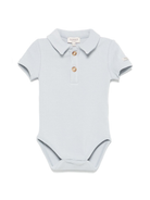 Body per neonato Donsje Moli azzurro con colletto stile polo 3031500 00060 DONSJE 