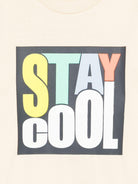 T-shirt per bambino Billieblush gialla con scritta "Stay cool" sul davanti U21708 255 BILLIEBLUSH KIDS 