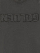 T-shirt per bambino Golden Goose Kids grigia con logo in rilievo GKP02441P002243 60278 GOLDEN GOOSE KIDS 