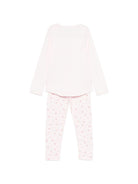 Pigiama per bambina Petit Bateau rosa con stampa floreale A0FYO 02 PETIT BATEAU KIDS 