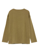T-shirt per bambino Bobo Choses verde con stampa oca B225AC017 370 BOBO CHOSES 